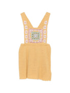 Abito per bambina Louise Misha Kids giallo con ricamo floreale GRC-W26-S0090 HONEY LOUISE MISHA KIDS 