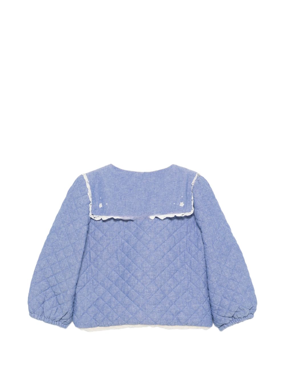 Giubbino per bambina Louise Misha Kids blu con finitura trapuntata GRI-W26-C0003 BLUE LOUISE MISHA KIDS 