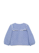 Giubbino per bambina Louise Misha Kids blu con finitura trapuntata GRI-W26-C0003 BLUE LOUISE MISHA KIDS 
