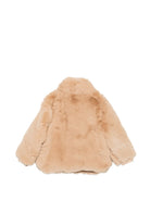 Cappotto per bambina Louise Misha Kids beige in ecopelliccia GRI-W26-C0113 NUTS LOUISE MISHA KIDS 