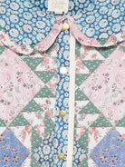 Giubbino per bambina Louise Misha Kids blu con design patchwork GRI-W26-J0307 NAVY LOUISE MISHA KIDS 