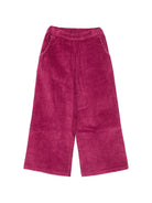 Pantaloni per bambina Louise Misha Kids fucsia con trama a coste GRI-W26-P0296 BEETROOT LOUISE MISHA KIDS 