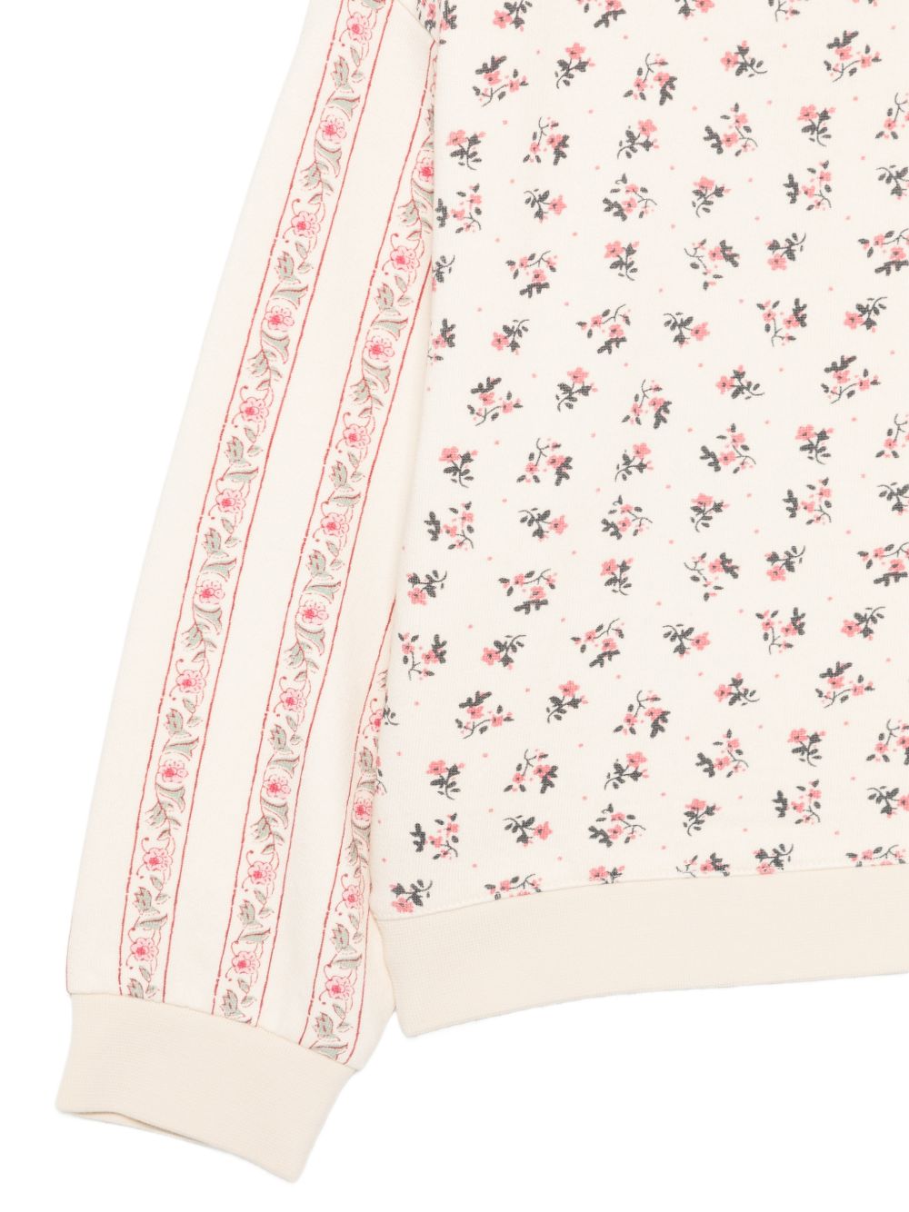Felpa per bambina Louise Misha Kids beige con stampa floreale GRI-W26-S0092 PINK LOUISE MISHA KIDS 