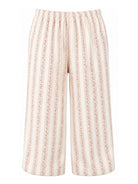 Pantaloni per bambina Louise Misha Kids bianchi con stampa a fiori GRI-W26-S0192 CREAM LOUISE MISHA KIDS 