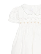 Abito per neonata Mariella Ferrari Kids bianco con dettagli arricciati ABA1BISMC 004 BURRO MARIELLA FERRARI KIDS 