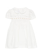 Abito per neonata Mariella Ferrari Kids bianco con dettagli arricciati ABA1BISMC 004 BURRO MARIELLA FERRARI KIDS 