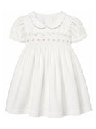 Abito per neonata Mariella Ferrari Kids bianco con dettagli arricciati ABA1BISMC 004 BURRO MARIELLA FERRARI KIDS 