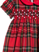 Abito per neonata Mariella Ferrrari Kids rosso con stampa tartan ABB2MC 060 MARIELLA FERRARI KIDS 