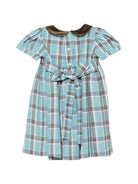 Abito per neonata Mariella Ferrari Kids azzurro con dettaglio in punto smock ABB2MC 062 MARIELLA FERRARI KIDS 