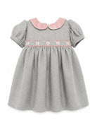 Abito per neonata Mariella Ferrari Kids grigio con colletto alla Peter Pan ABN12MC 054 MARIELLA FERRARI KIDS 
