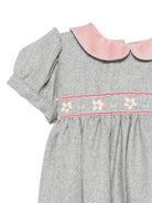 Abito per neonata Mariella Ferrari Kids grigio con colletto alla Peter Pan ABN12MC 054 MARIELLA FERRARI KIDS 