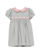 Abito per neonata Mariella Ferrari Kids grigio con colletto alla Peter Pan ABN12MC 054 MARIELLA FERRARI KIDS 