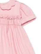 Abito per neonata Mariella Ferrari Kids rosa con colletto a smerlo ABO13MC 014 MARIELLA FERRARI KIDS 