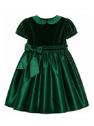 Abito per bambina Mariella Ferrari Kids verde con colletto alla Peter Pan ABS17MC 074 083 MARIELLA FERRARI KIDS 