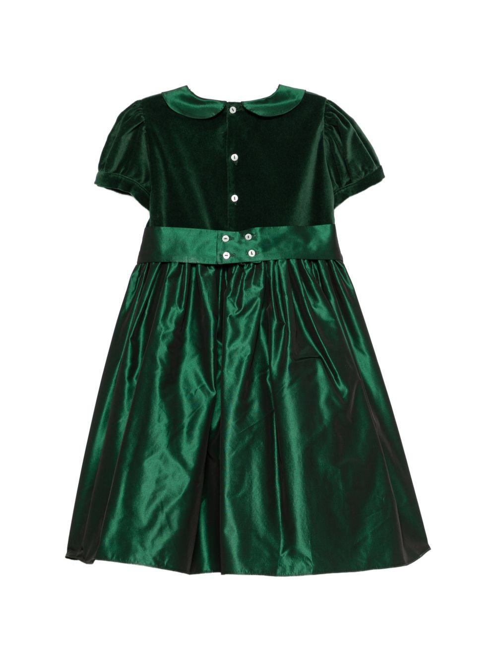 Abito per bambina Mariella Ferrari Kids verde con colletto alla Peter Pan ABS17MC 074 083 MARIELLA FERRARI KIDS 