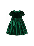 Abito per bambina Mariella Ferrari Kids verde con colletto alla Peter Pan ABS17MC 074 083 MARIELLA FERRARI KIDS 