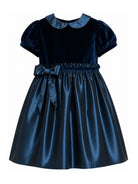 Abito per bambina Mariella Ferrari Kids blu con colletto alla Peter Pan ABS17MC 075 080 MARIELLA FERRARI KIDS 