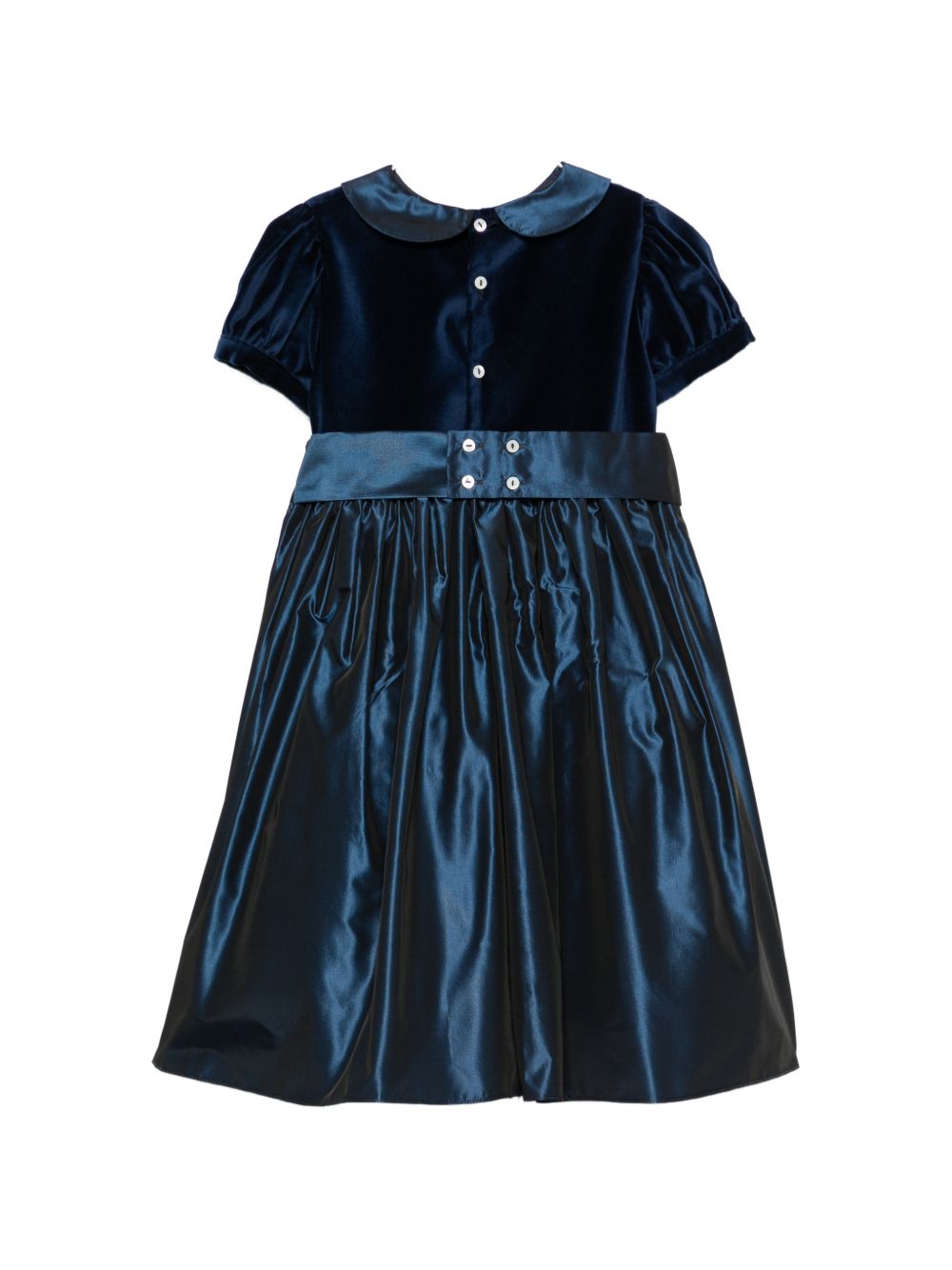 Abito per bambina Mariella Ferrari Kids blu con colletto alla Peter Pan ABS17MC 075 080 MARIELLA FERRARI KIDS 