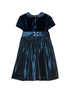 Abito per bambina Mariella Ferrari Kids blu con colletto alla Peter Pan ABS17MC 075 080 MARIELLA FERRARI KIDS 