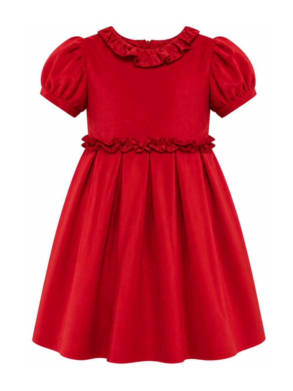 Abito per bambina Mariella Ferrari Kids rosso con finitura in velluto ABT18MC 074 083 MARIELLA FERRARI KIDS 