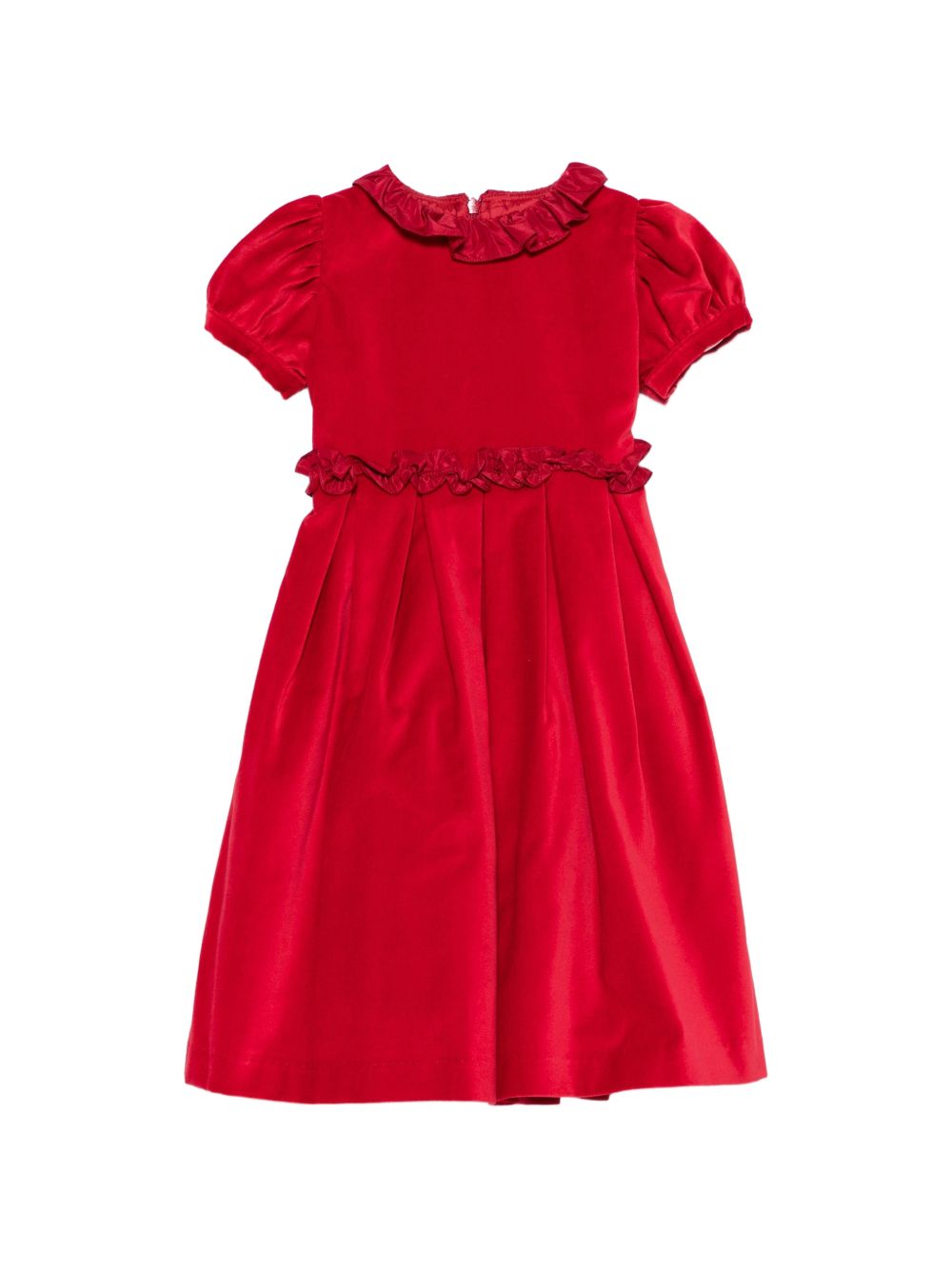 Abito per bambina Mariella Ferrari Kids rosso con finitura in velluto ABT18MC 074 083 MARIELLA FERRARI KIDS 