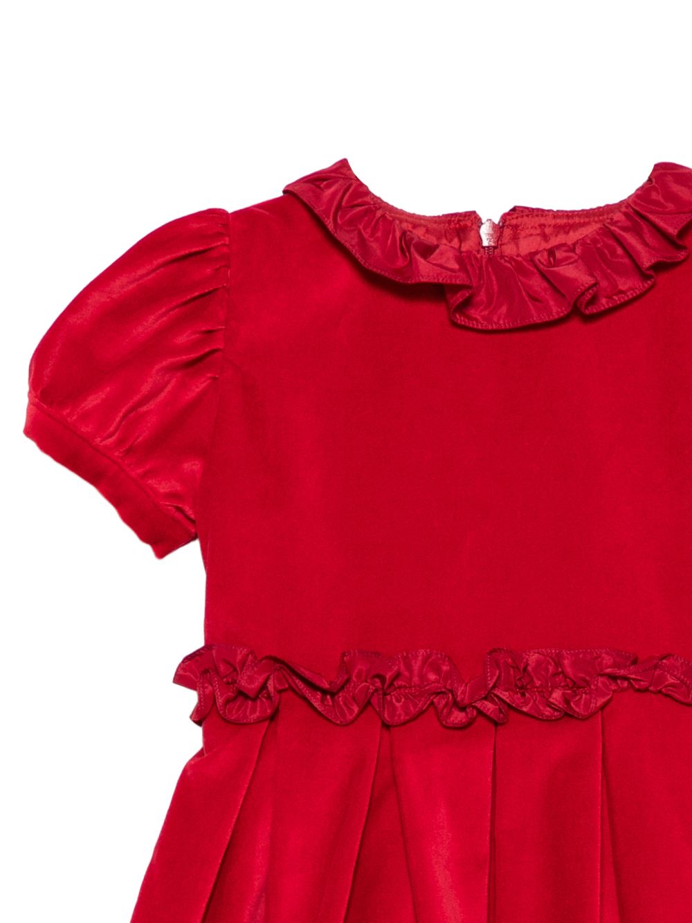Abito per bambina Mariella Ferrari Kids rosso con finitura in velluto ABT18MC 074 083 MARIELLA FERRARI KIDS 