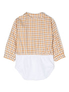 Body per neonato Mariella Ferrari Kids beige in stile camicia CME5ML 017 MARIELLA FERRARI KIDS 