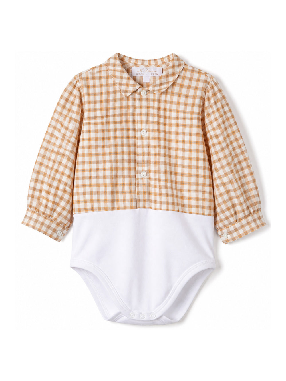 Body per neonato Mariella Ferrari Kids beige in stile camicia CME5ML 017 MARIELLA FERRARI KIDS 