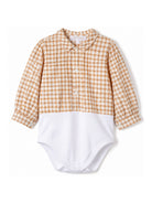 Body per neonato Mariella Ferrari Kids beige in stile camicia CME5ML 017 MARIELLA FERRARI KIDS 