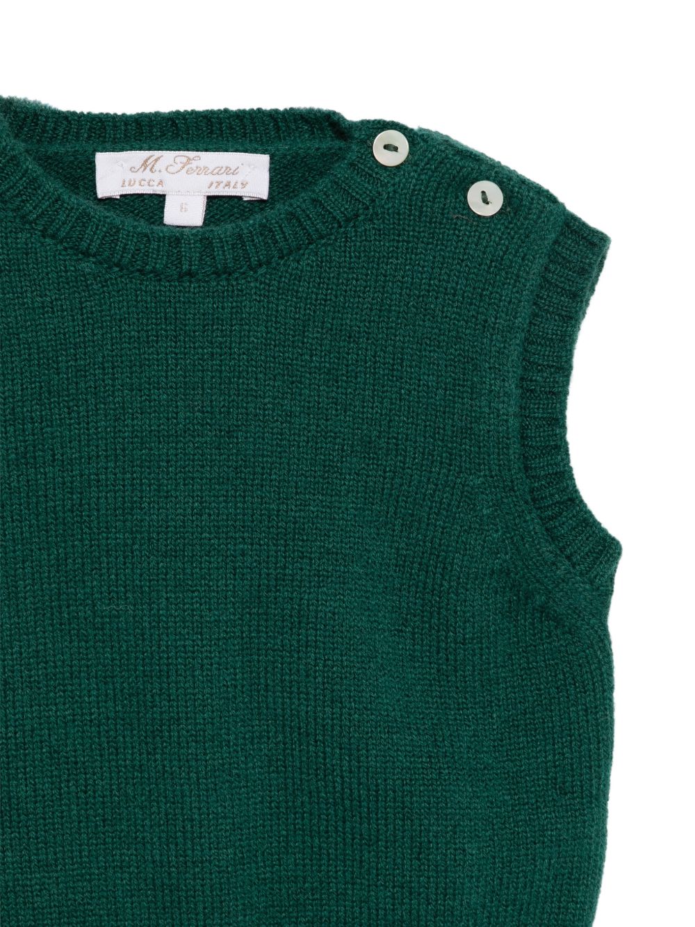 Gilet a maglia per neonato Mariella Ferrari Kids verde con bottoni MGB2 147 MARIELLA FERRARI KIDS 