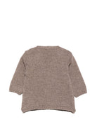 Cardigan per neonata Mariella Ferrari Kids marrone con design lavorato a maglia MGM11 153 MARIELLA FERRARI KIDS 