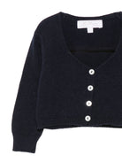 Cardigan per neonata Mariella Ferrari Kids blu con scollo a V MGU19 143 MARIELLA FERRARI KIDS 
