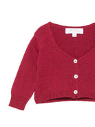 Cardigan per neonata Mariella Ferrari Kids rosso con scollo a V MGU19 151 MARIELLA FERRARI KIDS 