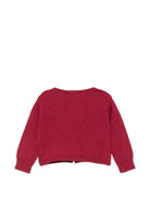 Cardigan per neonata Mariella Ferrari Kids rosso con scollo a V MGU19 151 MARIELLA FERRARI KIDS 