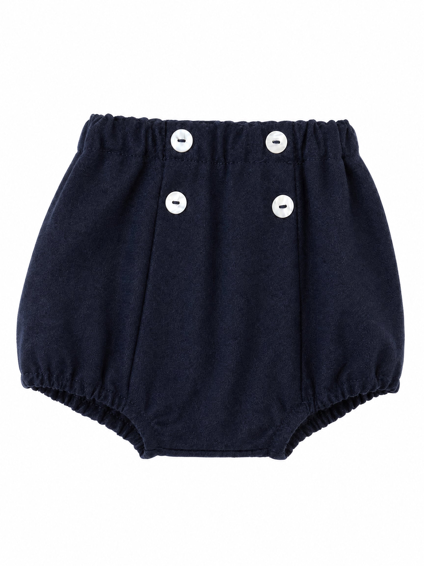 Shorts per neonati Mariella Ferrari Kids blu con bottoni sul davanti PGB2 056 FL MARIELLA FERRARI KIDS 