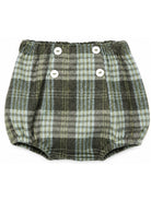 Shorts per neonati Mariella Ferrari Kids verde con motivo tartan PGB2 066 TARTAN MARIELLA FERRARI KIDS 