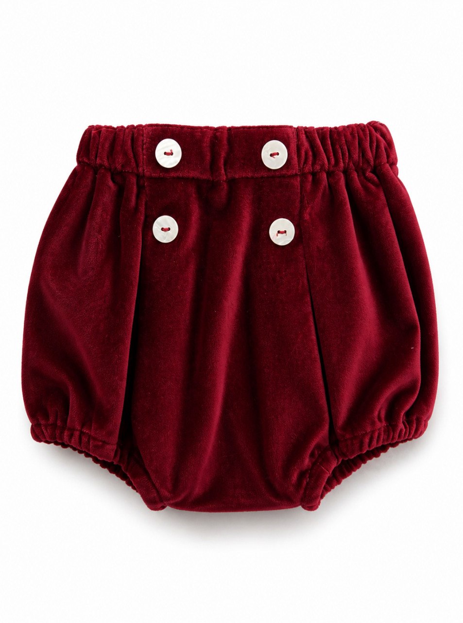 Shorts per neonata Mariella Ferrari bordeaux con dettaglio bottoni PGB2 071V MARIELLA FERRARI KIDS 