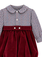 Tutina per neonata Mariella Ferrari Kids rossa con motivo a quadretti PGE5 020 071 MARIELLA FERRARI KIDS 