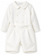 Completo camicia e shorts per neonato Mariella Ferrari Kids bianco con chiusura a doppiopetto PGI9 005 005V MARIELLA FERRARI KIDS 