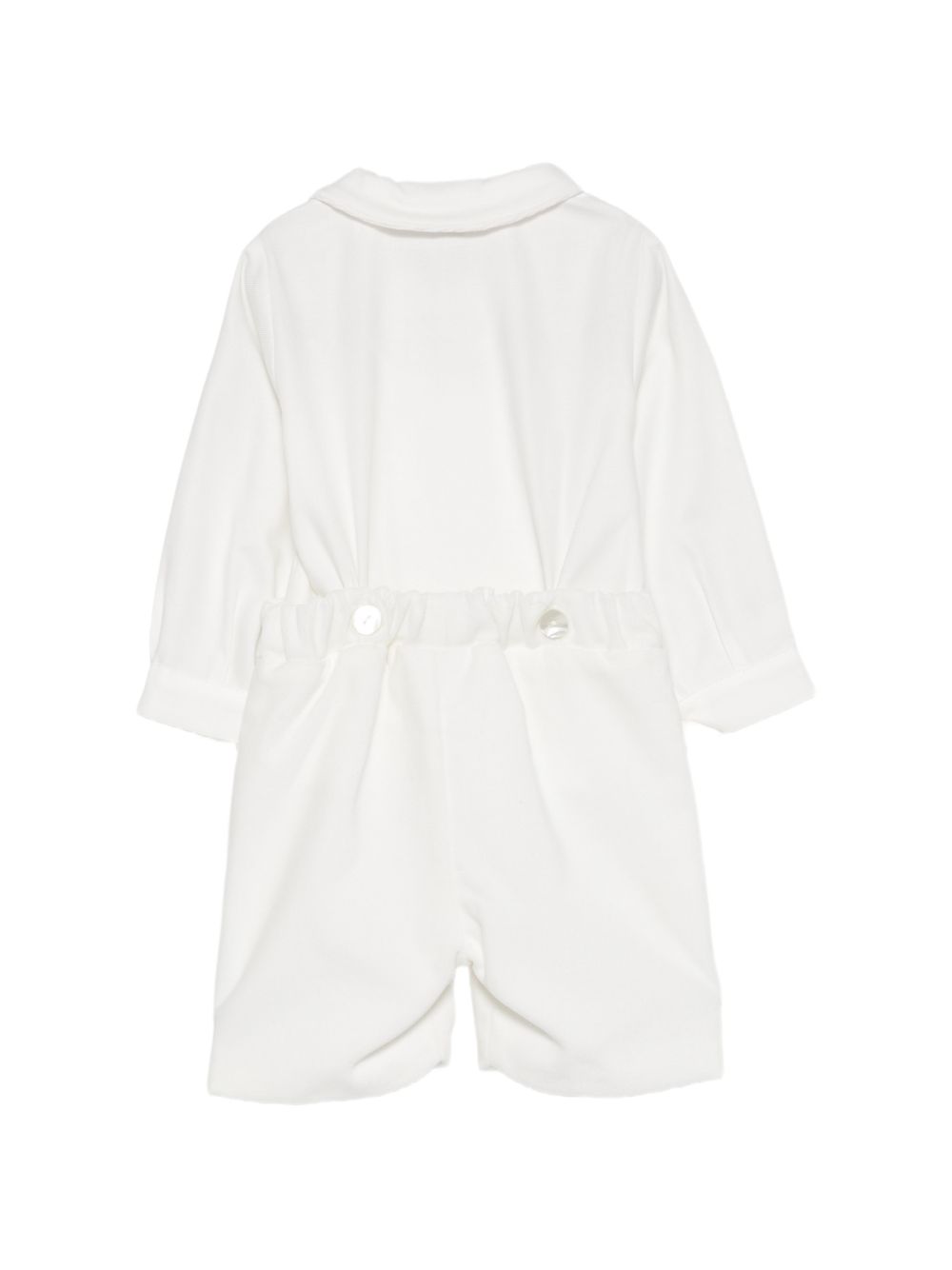 Completo camicia e shorts per neonato Mariella Ferrari Kids bianco con chiusura a doppiopetto PGI9 005 005V MARIELLA FERRARI KIDS 