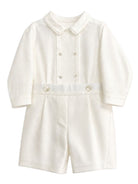 Set camicia e shorts per neonato Mariella Ferrari Kids bianco con chiusura a doppiopetto PGI9 005 074 MARIELLA FERRARI KIDS 