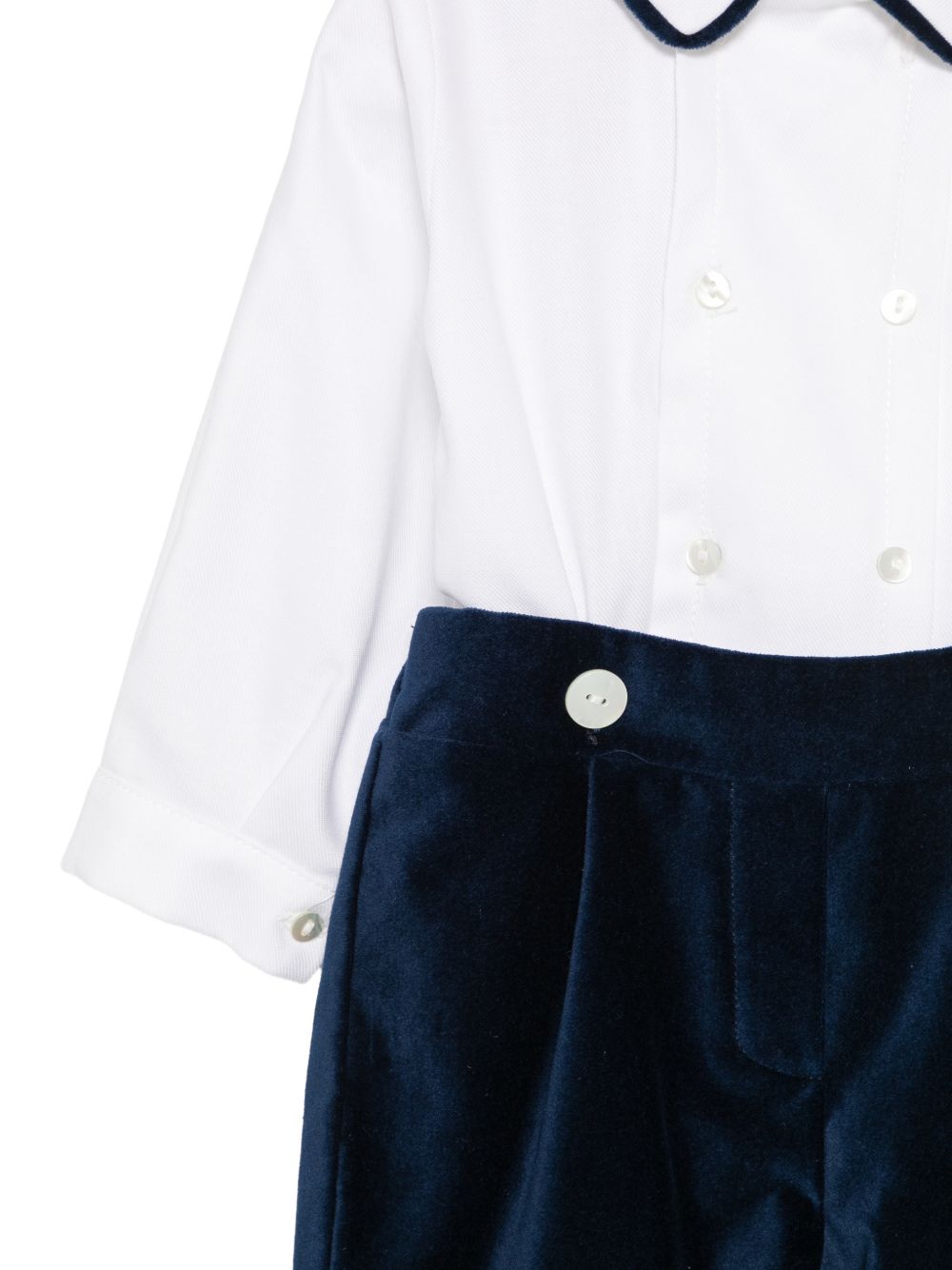 Set camicia e shorts per neonato Mariella Ferrari Kids multicolore con dettagli blu PGI9 005 075 MARIELLA FERRARI KIDS 