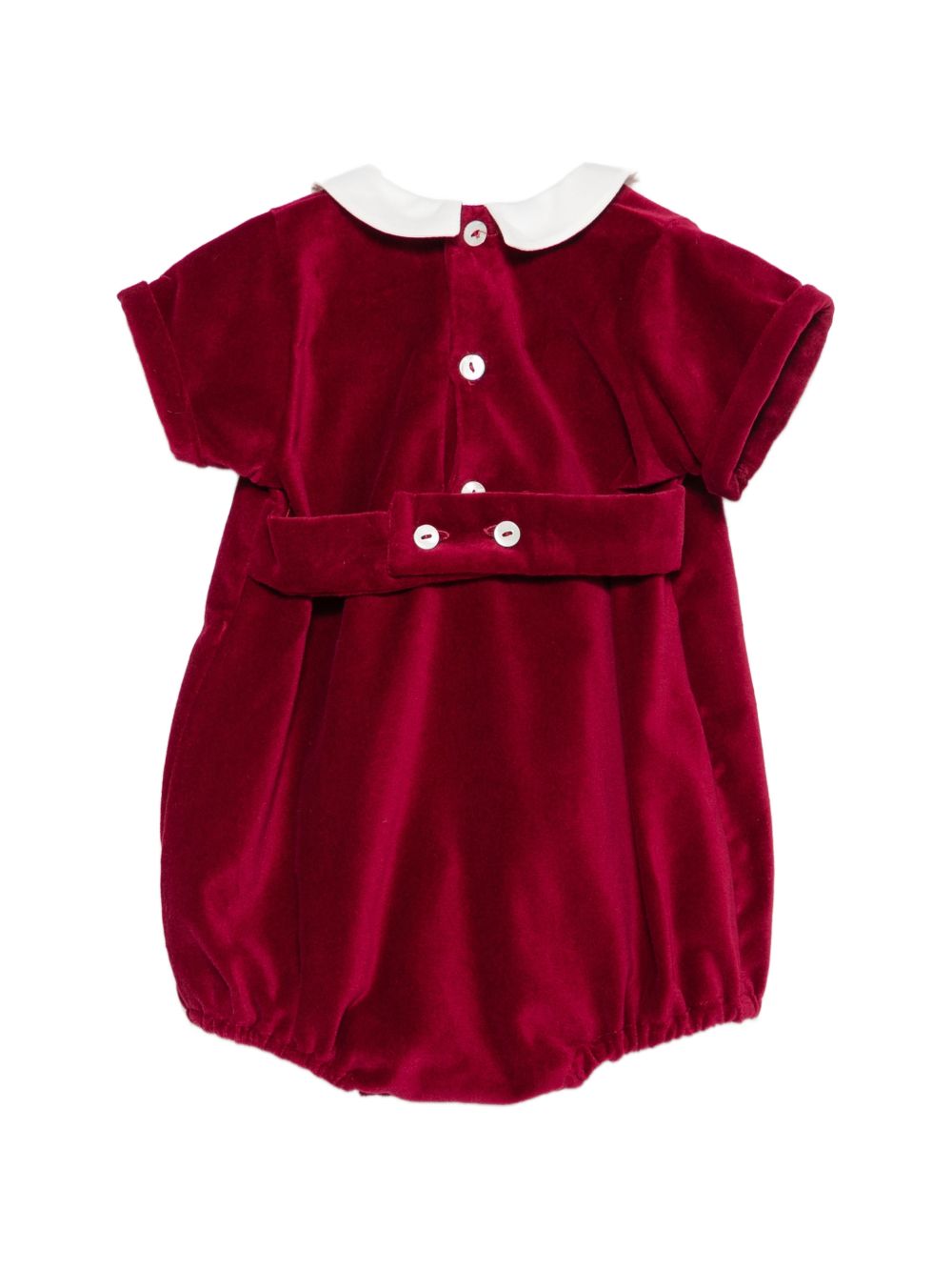 Tutina per neonata Mariella Ferrari Kids rossa con colletto alla Peter Pan PGL10 071 MARIELLA FERRARI KIDS 