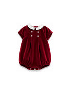 Tutina per neonata Mariella Ferrari Kids rossa con colletto alla Peter Pan PGL10 071 MARIELLA FERRARI KIDS 