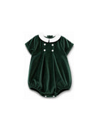 Tutina per neonata Mariella Ferrari Kids verde con colletto alla Peter Pan PGL10 074 MARIELLA FERRARI KIDS 