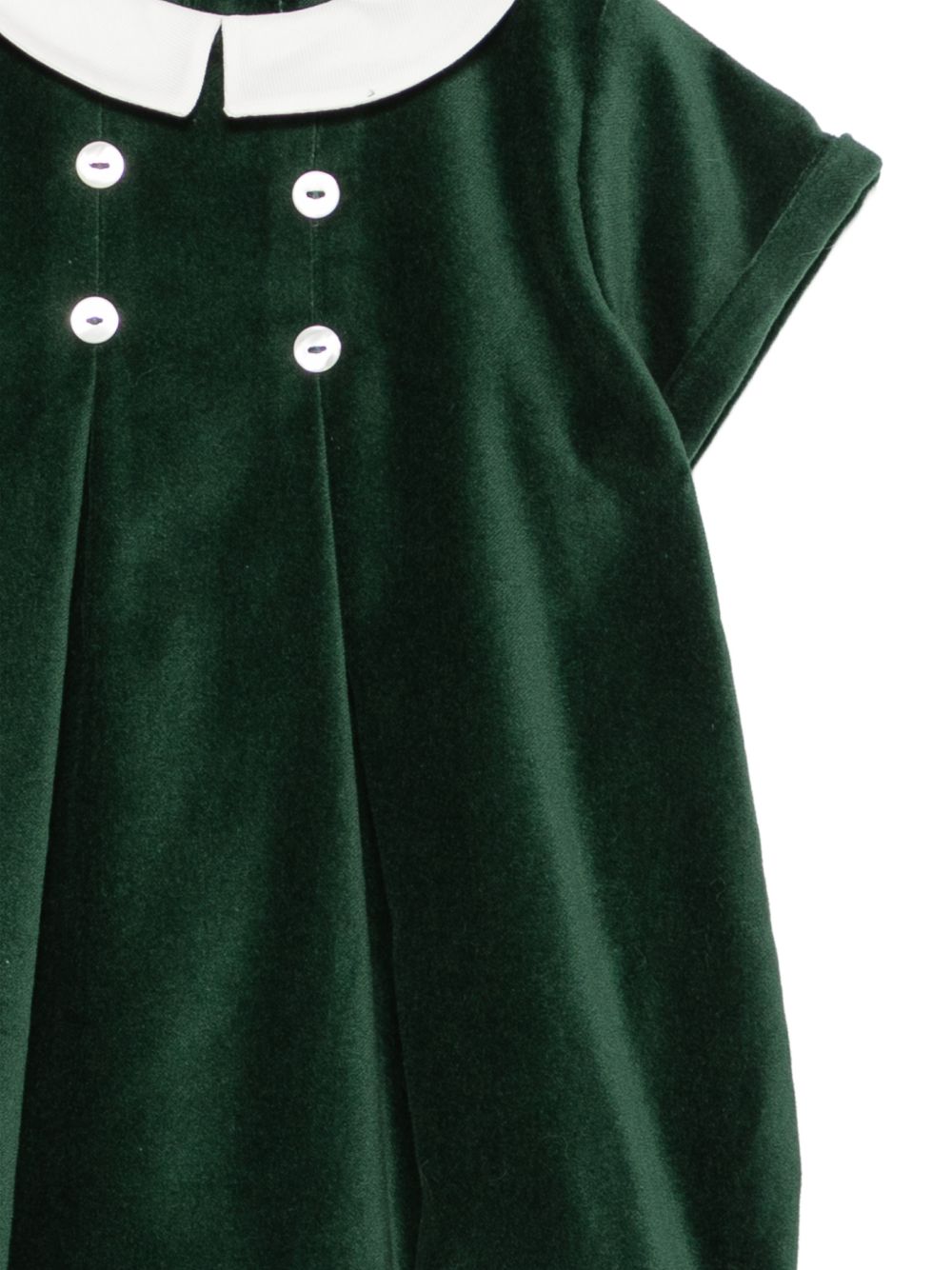 Tutina per neonata Mariella Ferrari Kids verde con colletto alla Peter Pan PGL10 074 MARIELLA FERRARI KIDS 