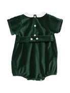 Tutina per neonata Mariella Ferrari Kids verde con colletto alla Peter Pan PGL10 074 MARIELLA FERRARI KIDS 