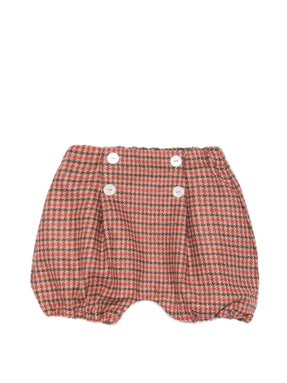 Pantaloncini per neonata Mariella Ferrari Kids rosso con bottoni decorativi PGN12 059 MARIELLA FERRARI KIDS 
