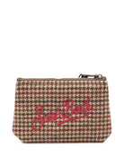 Pochette Aline MC2 St.Barth marrone con logo Saint Barth ricamato sul davanti ALMI005 02373M MC2 ST. BARTH KIDS 