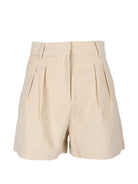 Pantaloncini per donna MC2 St.Barth beige in velluto AYA0002 00326M MC2 ST. BARTH 